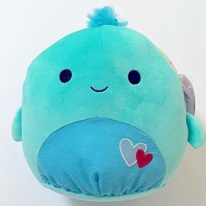 NWT Squishmallows 8” Valentines Cascade the Turtle.